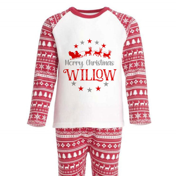 Personalised adult pyjamas sale