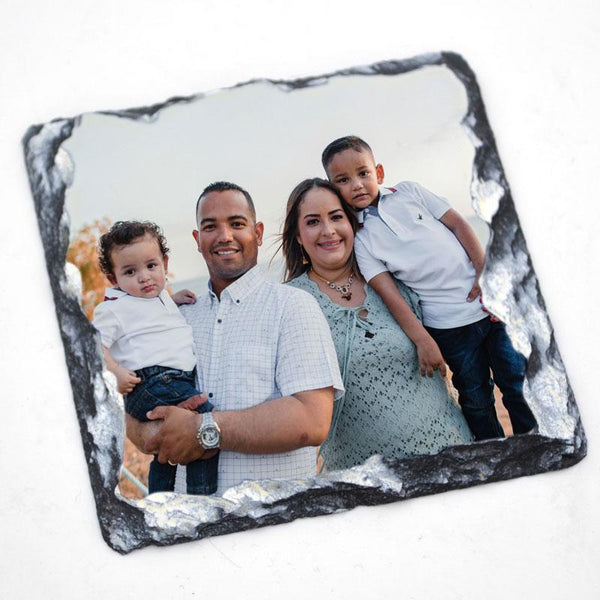 Personalised Slate Coasters UK Slate Photo Always Personal