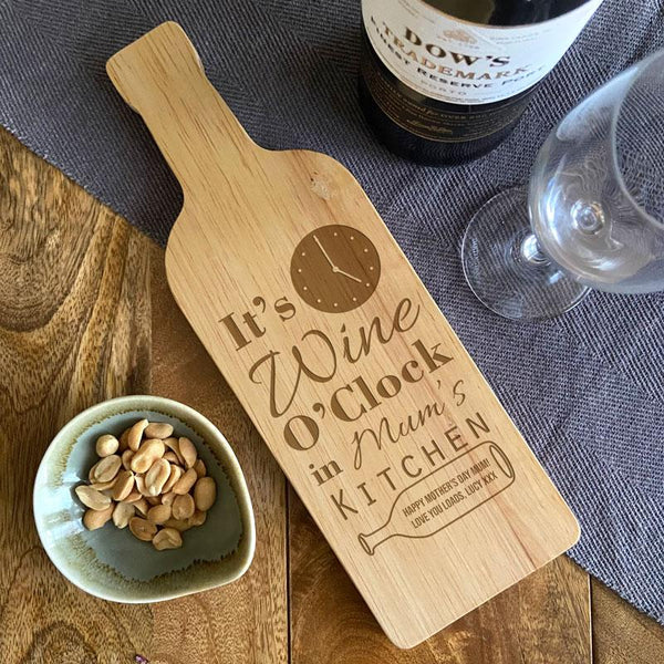 It's Wine O'Clock Mini Cutting Board