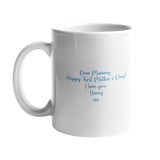 Personalised First Mother's Day Mug Tea and Milk