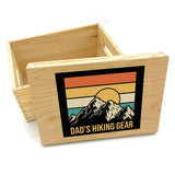 Personalised Hiking Gear Wooden Storage Box