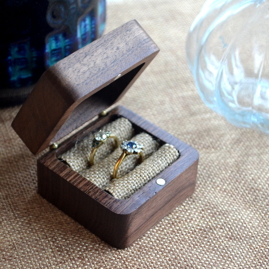 Christmas Ornament Surprise Engagement Ring Box Hidden Case Holder Round UK  | eBay