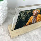 Personalised Memorial Wreath Wooden Base 6x4" Photo Frame