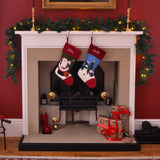 Personalised Vintage Style Snowman or Father Christmas Stockings