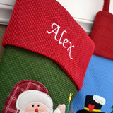 Personalised Vintage Style Snowman or Father Christmas Stockings