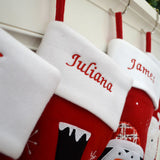 Personalised Fluffy Christmas Stocking