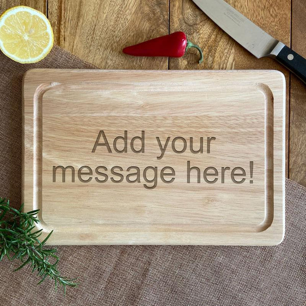 Personalised Wooden Chopping Board Any Message | Always Personal