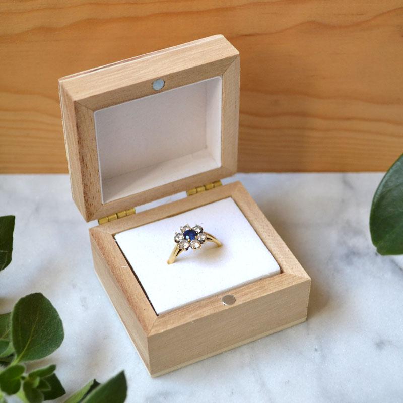 Karcher Birthday Gifts Novelty Proposal Ring Box Resin Imitation Crystal  Round Jewelry Box Personality Ornament Anniversary Gift - Walmart.com