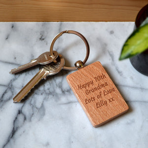 Custom Message Names Date Key ring Gift for Boyfriend Dad Mum Couple A –  The Engraving Shop