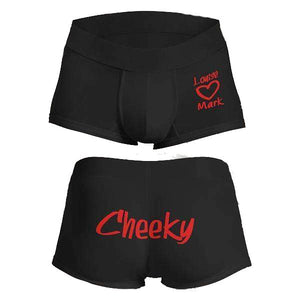 Personalised Printed Ladies Underwear UK Next Day Delivery
